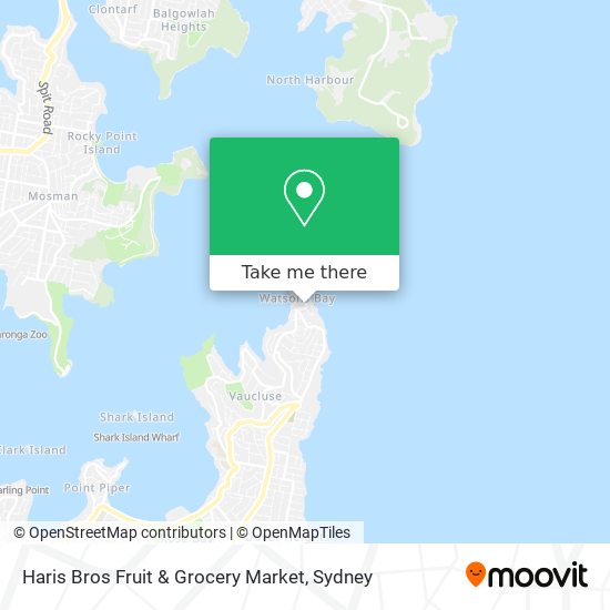 Mapa Haris Bros Fruit & Grocery Market