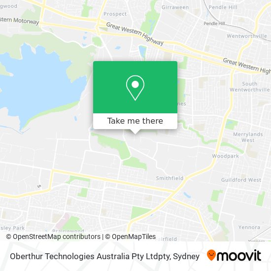 Oberthur Technologies Australia Pty Ltdpty map