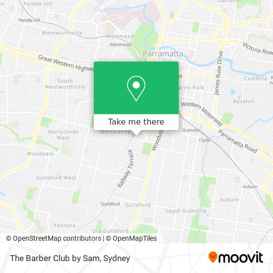 The Barber Club by Sam map