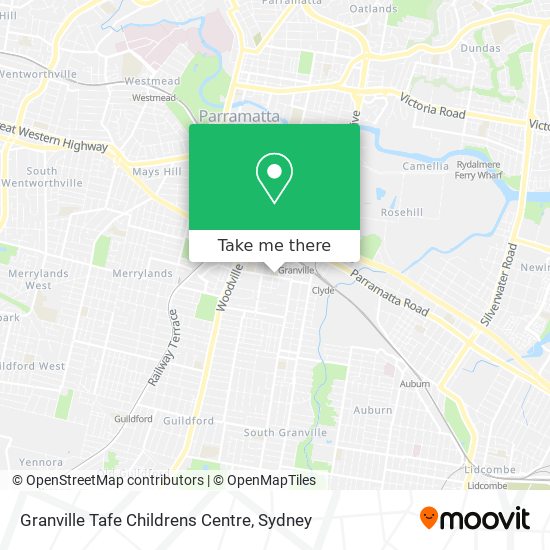 Granville Tafe Childrens Centre map