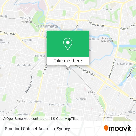 Mapa Standard Cabinet Australia