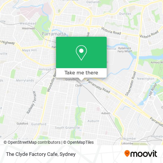 The Clyde Factory Cafe map