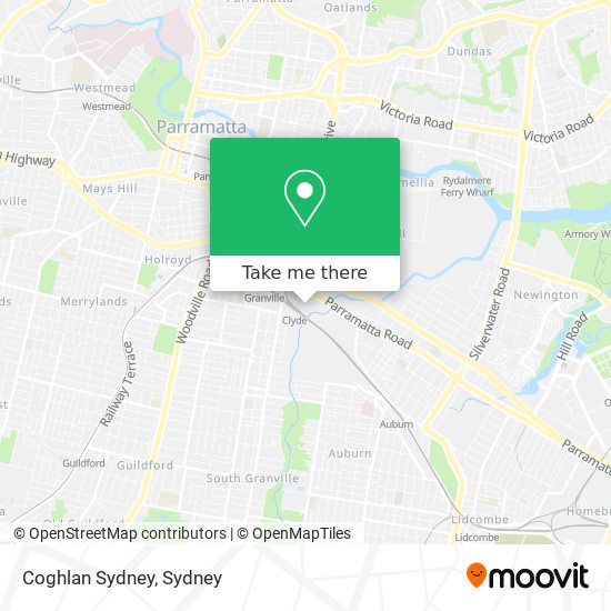 Mapa Coghlan Sydney