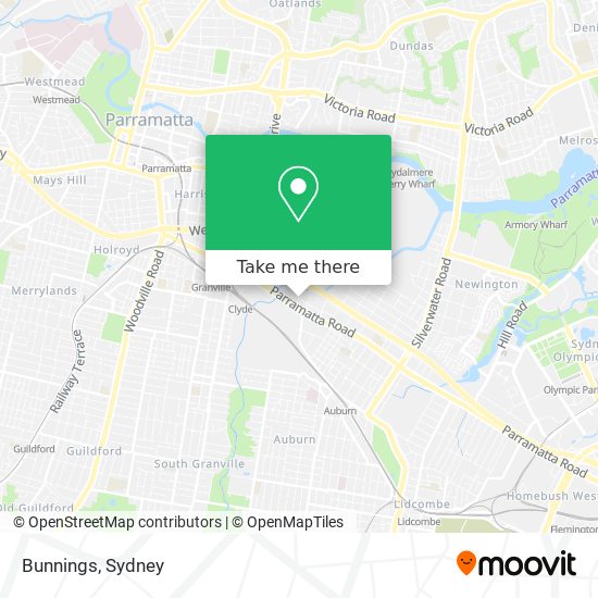 Mapa Bunnings