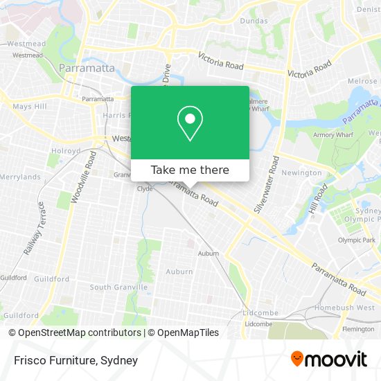 Frisco Furniture map