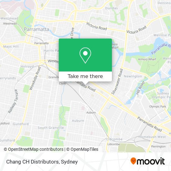 Chang CH Distributors map