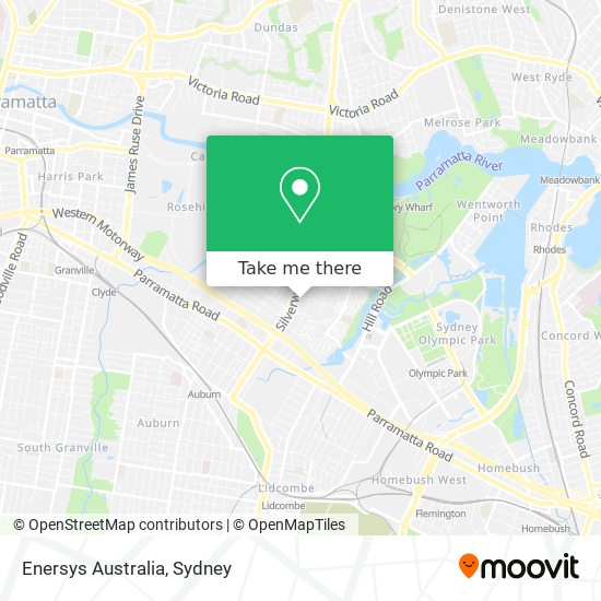Enersys Australia map