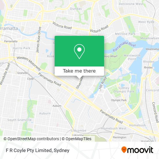 F R Coyle Pty Limited map