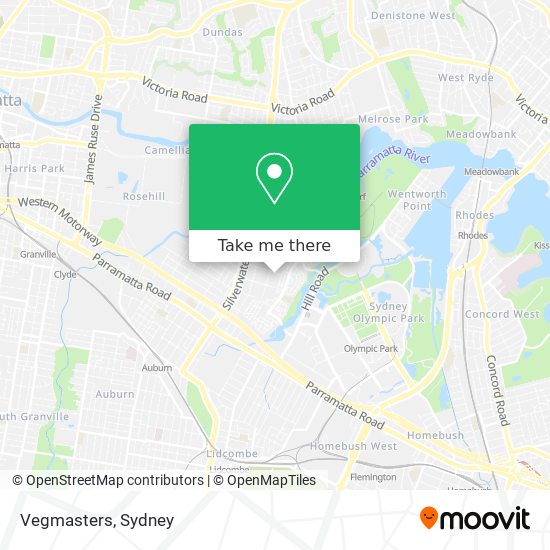 Vegmasters map