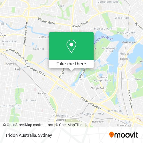 Tridon Australia map