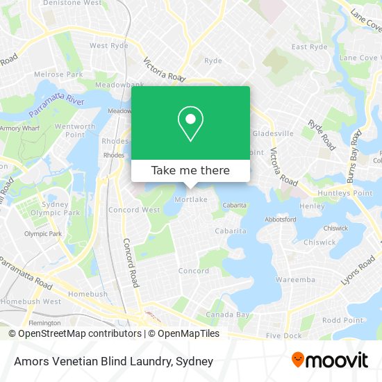 Amors Venetian Blind Laundry map