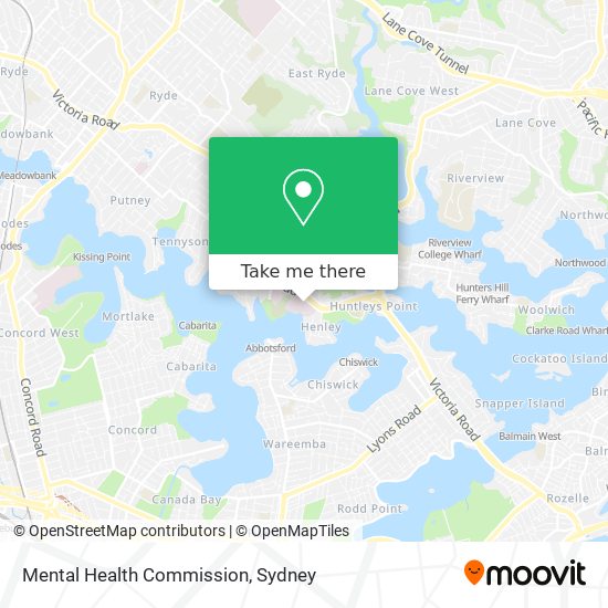 Mental Health Commission map