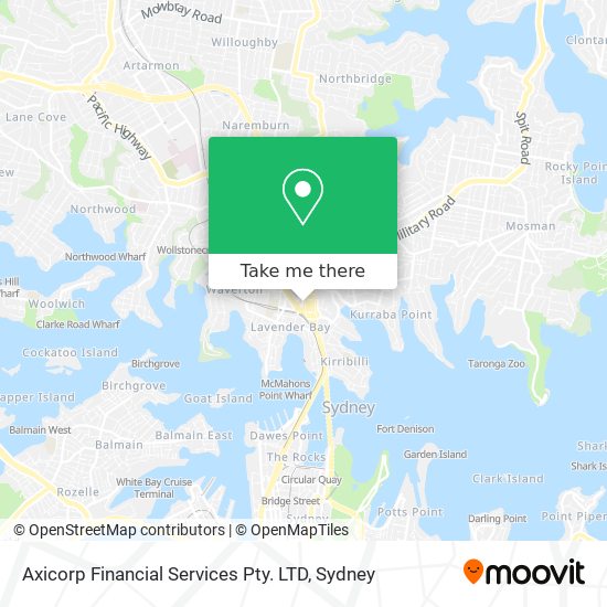 Axicorp Financial Services Pty. LTD map