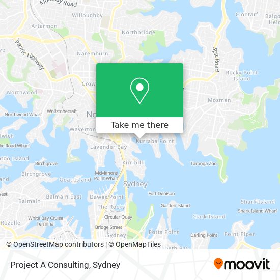Project A Consulting map