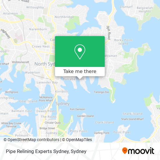 Pipe Relining Experts Sydney map