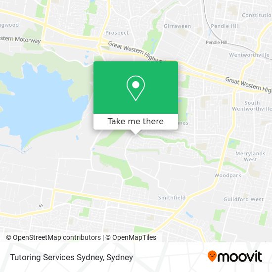 Tutoring Services Sydney map