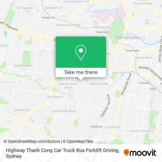 Highway Thanh Cong Car Truck Bus Forklift Driving map