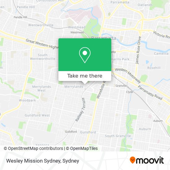 Wesley Mission Sydney map
