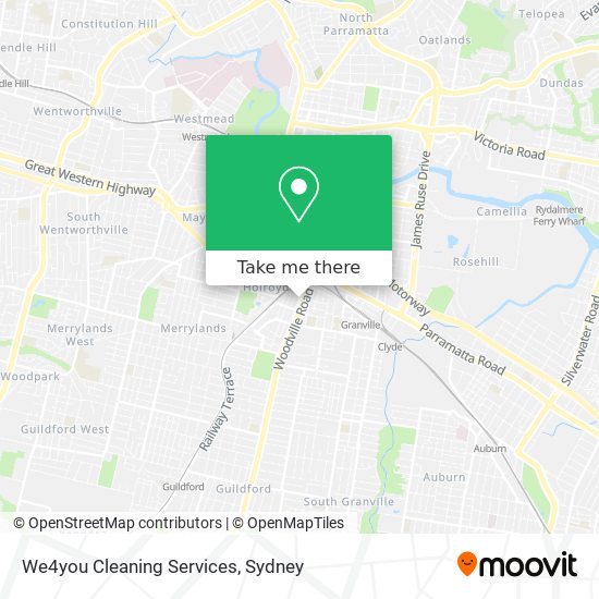 Mapa We4you Cleaning Services