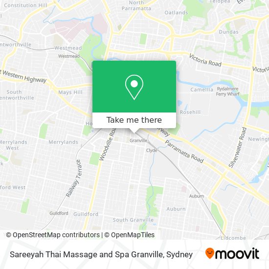 Sareeyah Thai Massage and Spa Granville map