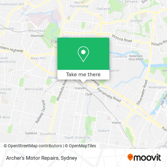 Archer's Motor Repairs map