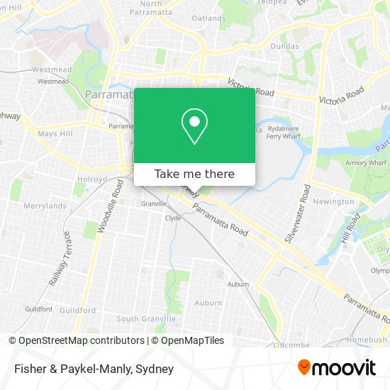 Fisher & Paykel-Manly map