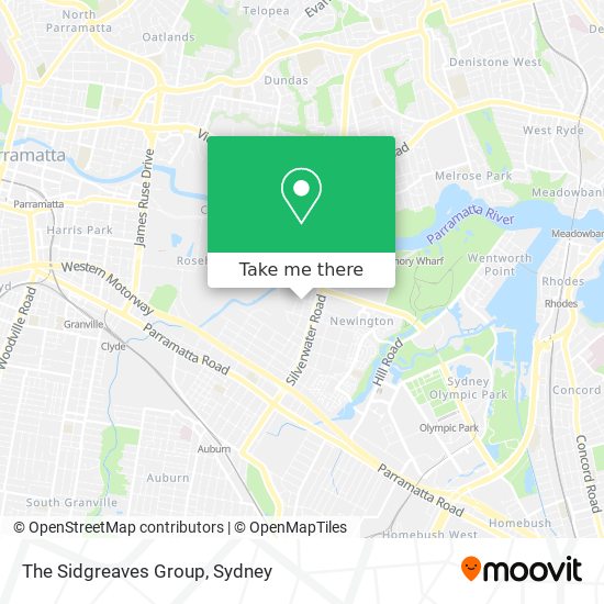 The Sidgreaves Group map