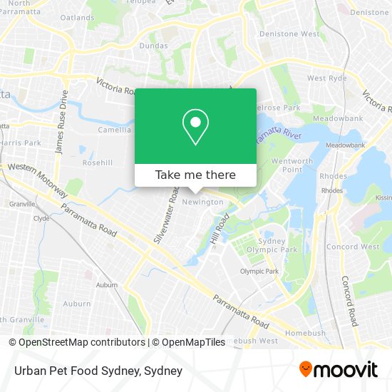 Urban Pet Food Sydney map