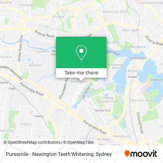Puresmile - Newington Teeth Whitening map