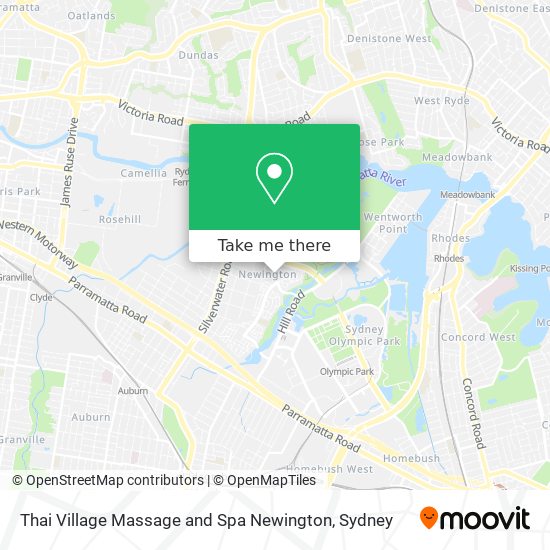 Thai Village Massage and Spa Newington map