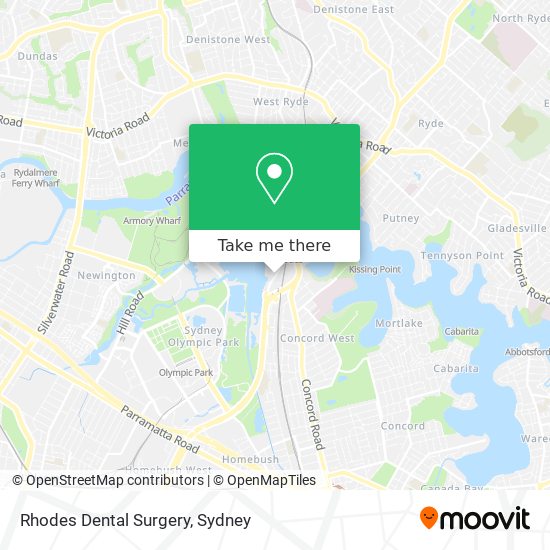 Rhodes Dental Surgery map