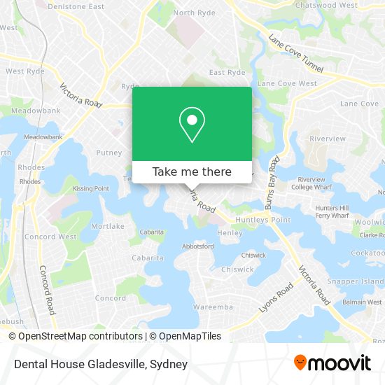 Dental House Gladesville map