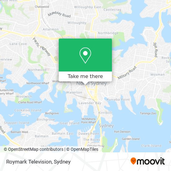 Roymark Television map