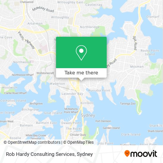 Rob Hardy Consulting Services map