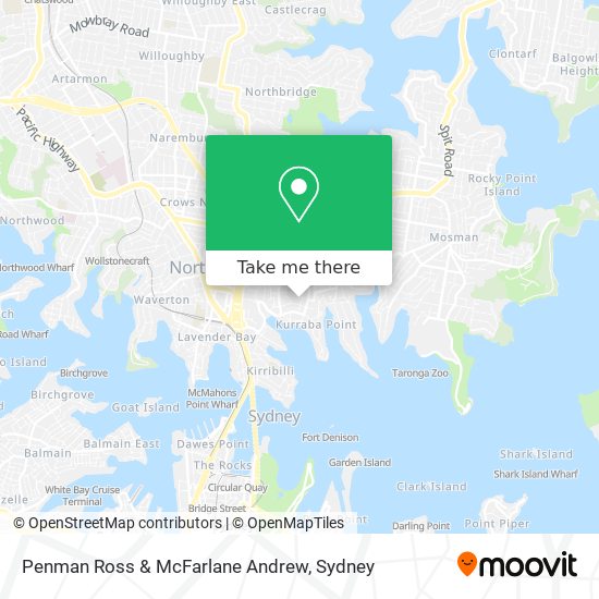 Penman Ross & McFarlane Andrew map