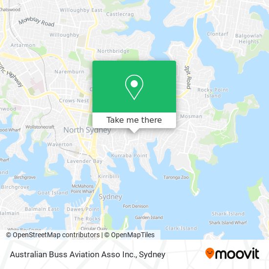 Australian Buss Aviation Asso Inc. map