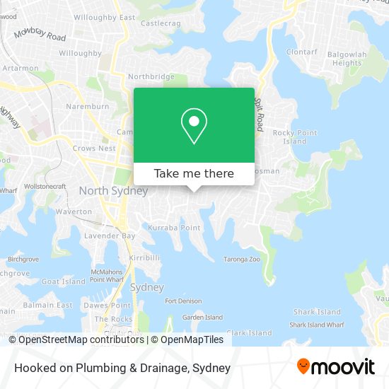 Hooked on Plumbing & Drainage map