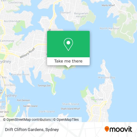 Drift Clifton Gardens map