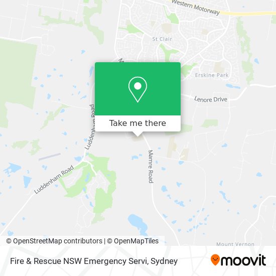 Fire & Rescue NSW Emergency Servi map