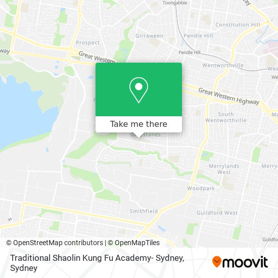 Mapa Traditional Shaolin Kung Fu Academy- Sydney