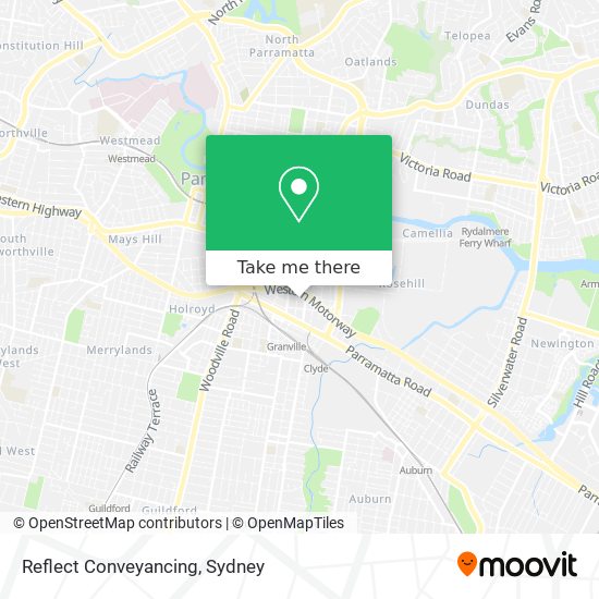 Reflect Conveyancing map