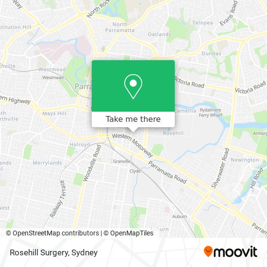 Rosehill Surgery map