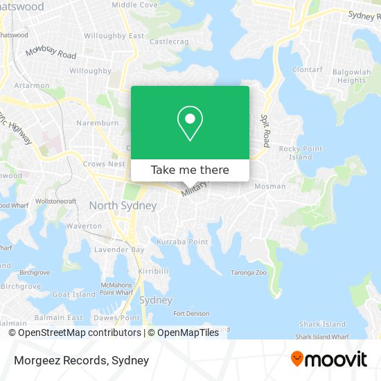 Morgeez Records map
