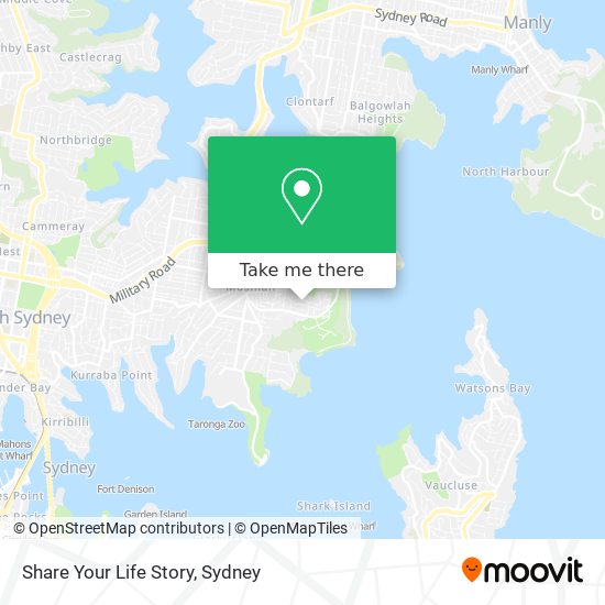 Share Your Life Story map