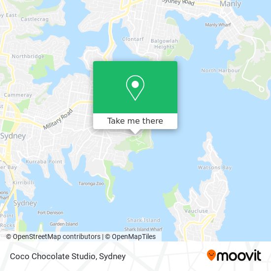 Mapa Coco Chocolate Studio