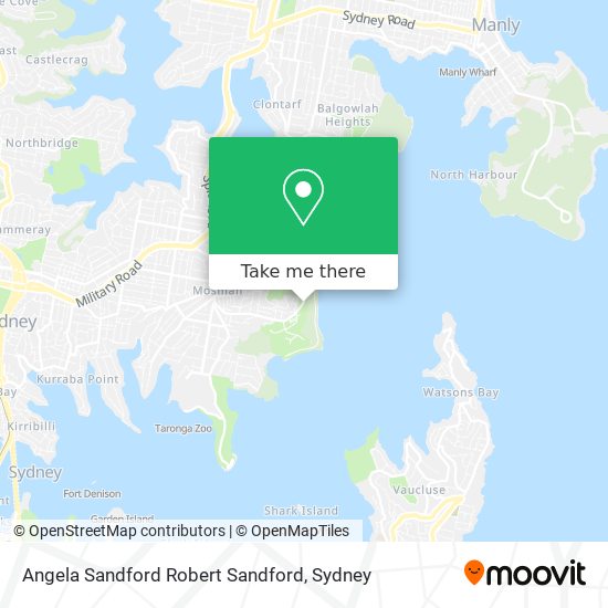 Angela Sandford Robert Sandford map