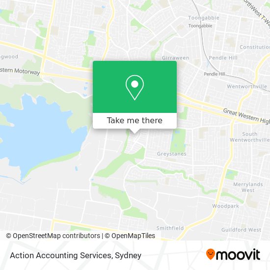 Action Accounting Services map