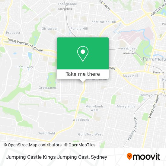 Jumping Castle Kings Jumping Cast map
