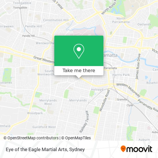 Eye of the Eagle Martial Arts map