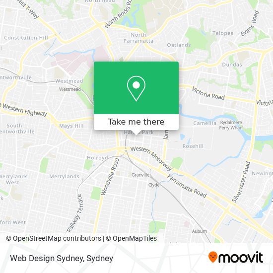 Web Design Sydney map